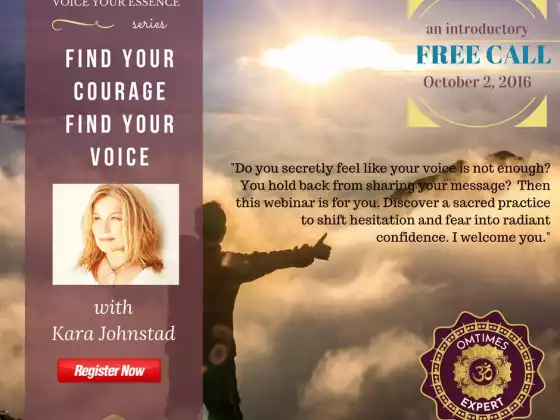 FREE CALL - FIND YOUR COURAGE FIND YOUR VOICE 