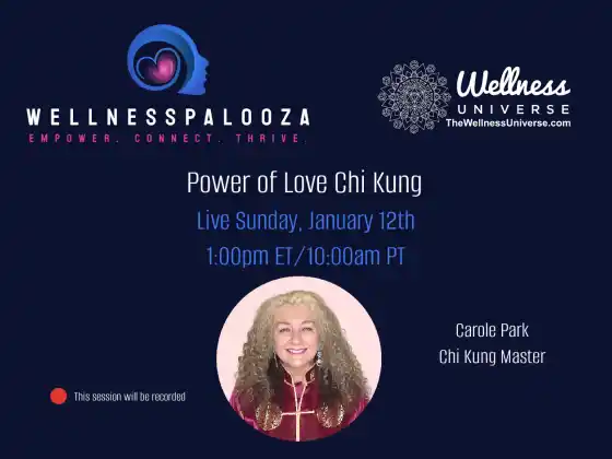 Wellnesspalooza 2025 Power of Love Chi Kung mit Carole Park