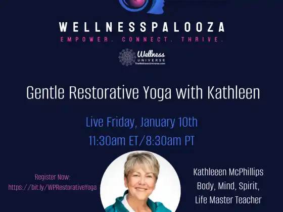 Wellnesspalooza 2025 Yoga suave y reparador con Kathleen McPhillips